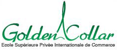 golden collar petit logo